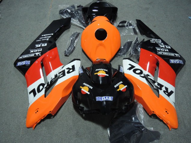 CBR 1000 RR 2004-2005 Verkleidung - Schwarz Orange Repsol