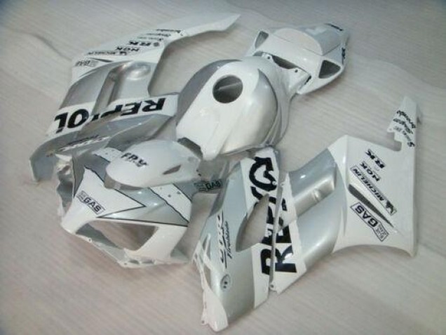 CBR 1000 RR 2004-2005 Verkleidung - Weiß Silber Schwarz Repsol