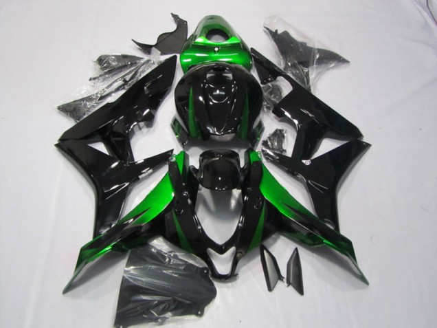 CBR 600 RR 2007-2008 Verkleidung - Schwarz Grün