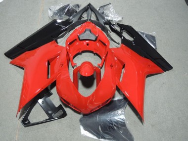 Ducati 1098 2007-2014 Verkleidungen - Rot Schwarz