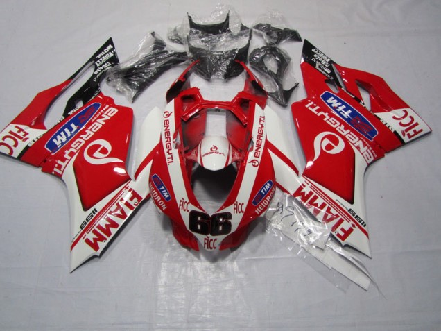 Ducati 1199 2011-2014 Verkleidungen - Rot FIAMM FICC