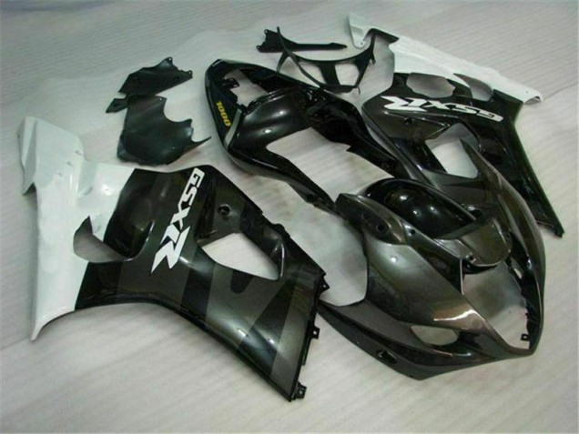 GSXR 1000 K3 2003-2004 Verkleidungen - Weiß Schwarz