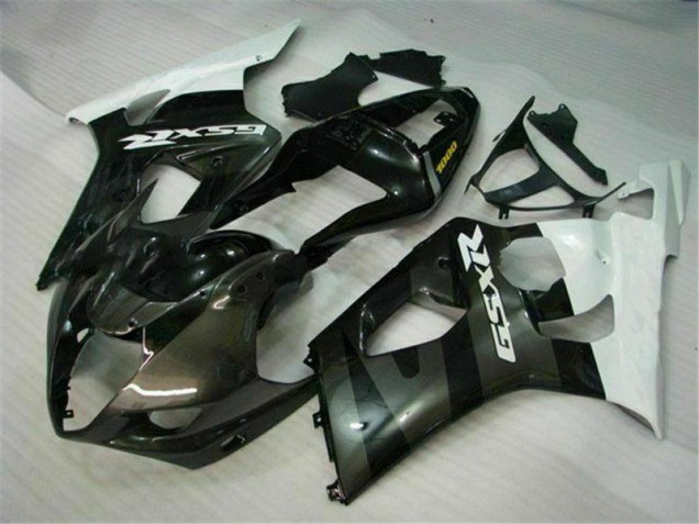 GSXR 1000 K3 2003-2004 Verkleidungen - Weiß Schwarz