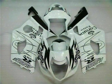 GSXR 1000 K3 2003-2004 Vollverkleidung - Weiß