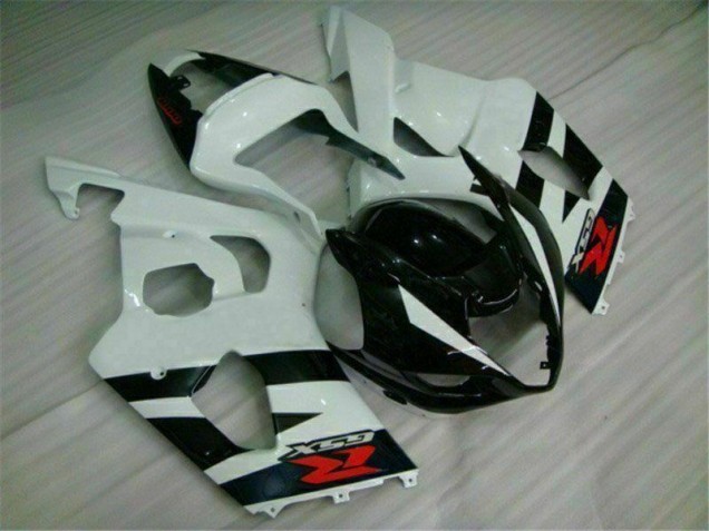 GSXR 1000 K3 2003-2004 Vollverkleidung - Weiß Schwarz