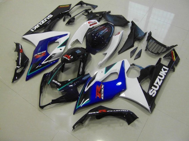 GSXR 1000 K5 2005-2006 Verkleidung - Blau Weiß