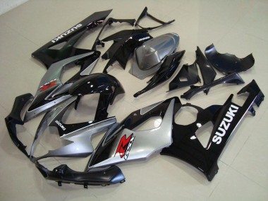 GSXR 1000 K5 2005-2006 Verkleidung - Grau Schwarz