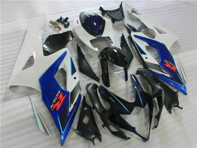 GSXR 1000 K5 2005-2006 Verkleidungen - Schwarz Blau Weiß