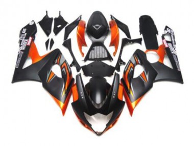 GSXR 1000 K5 2005-2006 Verkleidungen - Schwarz Orange