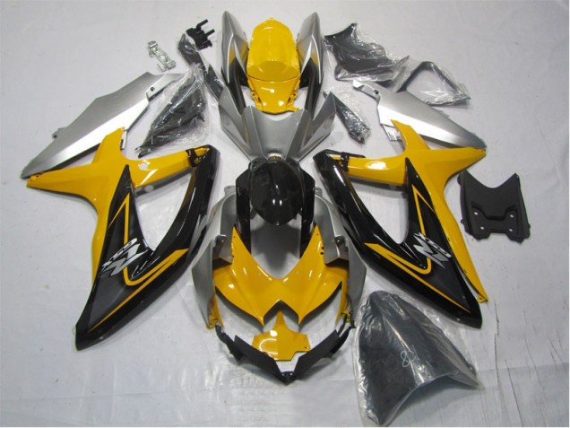 GSXR 1000 K7 2007-2008 Verkleidung - Gelb Schwarz