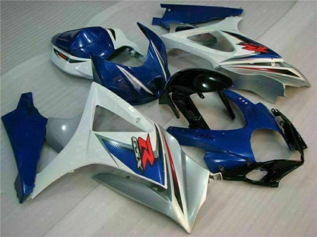 GSXR 1000 K7 2007-2008 VollVerkleidungen & Plastik - Blau Weiß