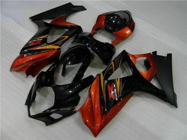 GSXR 1000 K7 2007-2008 VollVerkleidungen & Plastik - Schwarz