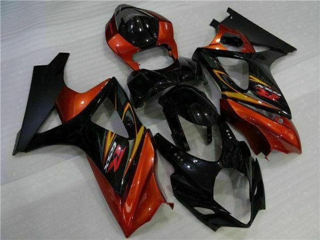 GSXR 1000 K7 2007-2008 VollVerkleidungen & Plastik - Schwarz