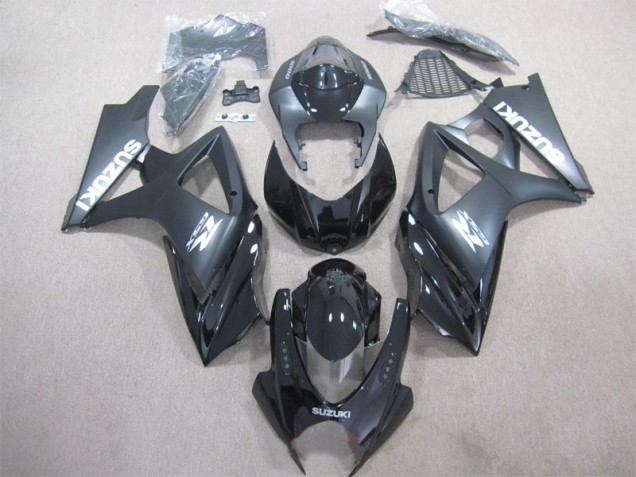 GSXR 1000 K7 2007-2008 Vollverkleidung - Schwarz