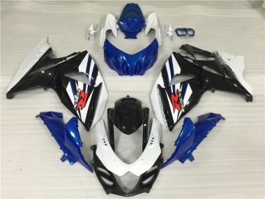 GSXR 1000 K9 2009-2016 Verkleidung - Weiß Blau Schwarz