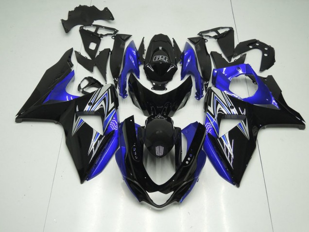 GSXR 1000 K9 2009-2016 Verkleidungen - Blau und Schwarz