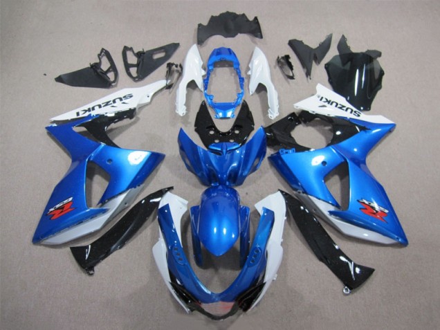 GSXR 1000 K9 2009-2016 Verkleidungen Komplett Sets - Blau Weiß