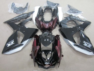 GSXR 1000 K9 2009-2016 Verkleidungen Komplett Sets - Schwarz