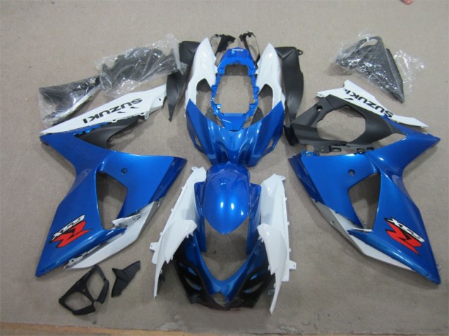 GSXR 1000 K9 2009-2016 VollVerkleidungen & Plastik - Blau Weiß