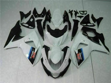 GSXR 1000 K9 2009-2016 Vollverkleidung - Weiß Schwarz