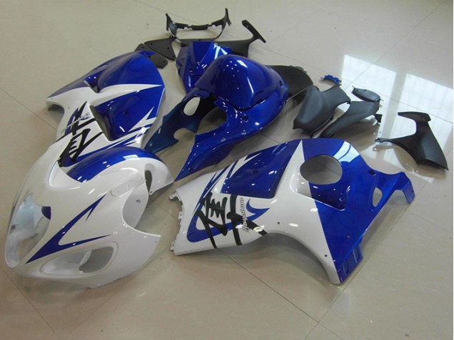 GSXR 1300 Hayabusa 1996-2007 Verkleidungen - Blau Weiß