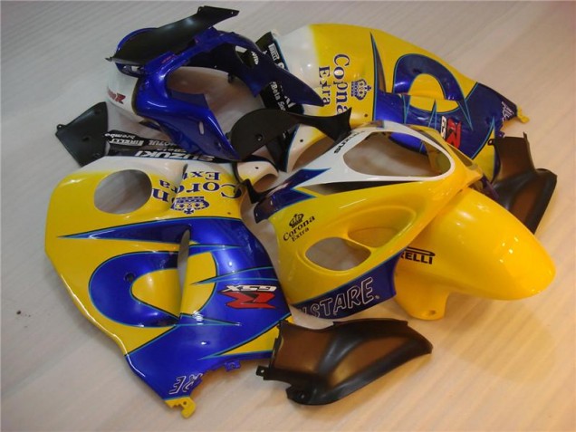 GSXR 1300 Hayabusa 1996-2007 Verkleidungen - Gelb Blau