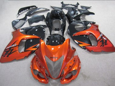 GSXR 1300 Hayabusa 2008-2019 Verkleidungen - Orange Schwarz