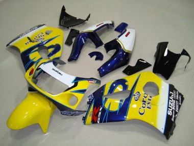 GSXR 600 1996-2000 Verkleidungen - Gelb Corona