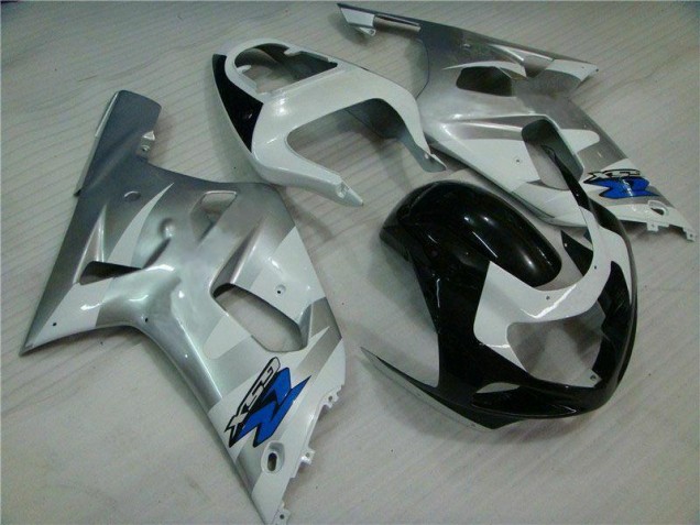 GSXR 600 / 750 K1 K2 K3 2001-2003 Verkleidung - Silber Schwarz