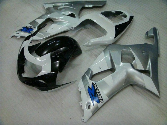 GSXR 600 / 750 K1 K2 K3 2001-2003 Verkleidung - Silber Schwarz