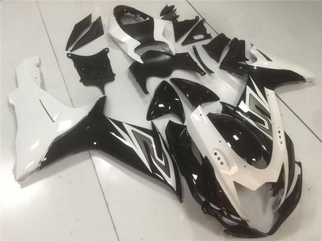 GSXR 600 / 750 K11 2011-2024 Verkleidungen - Schwarz Weiß