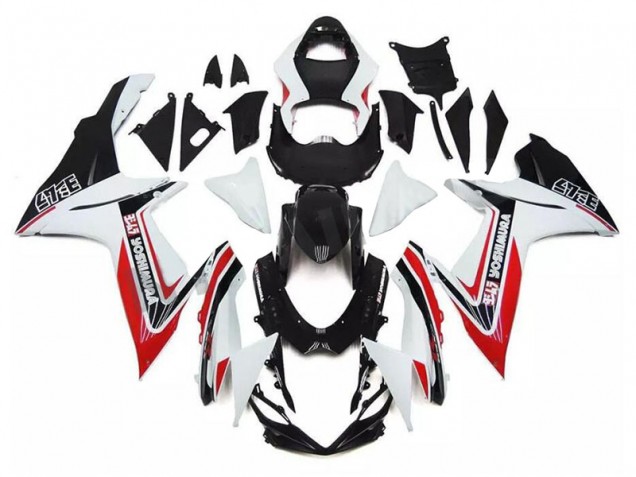 GSXR 600 / 750 K11 2011-2024 Verkleidungen - Weiß Rot Schwarz