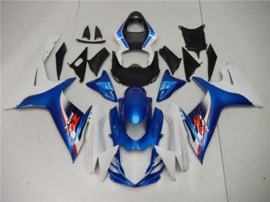 GSXR 600 / 750 K11 2011-2024 Vollverkleidung - Blau Weiß