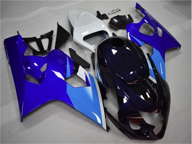 GSXR 600 / 750 K4 2004-2005 Verkleidung - Blau Weiß