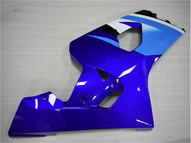 GSXR 600 / 750 K4 2004-2005 Verkleidung - Blau Weiß