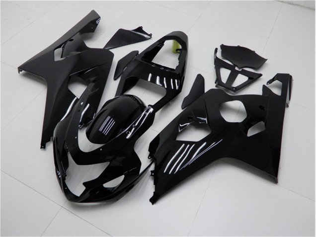 GSXR 600 / 750 K4 2004-2005 Verkleidungen - Glänzend Schwarz