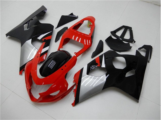 GSXR 600 / 750 K4 2004-2005 Verkleidungen - Rot Schwarz