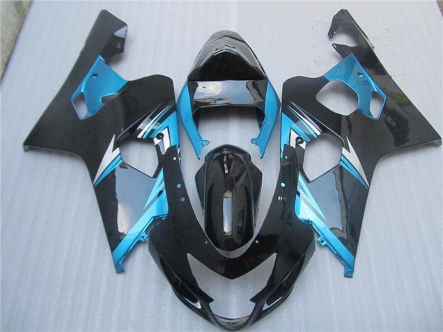 GSXR 600 / 750 K4 2004-2005 Vollverkleidung - Blau Schwarz