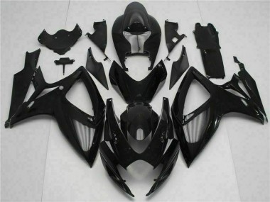 GSXR 600 / 750 K6 2006-2007 Motorrad Verkleidung - Schwarz