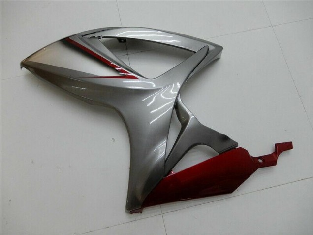 GSXR 600 / 750 K6 2006-2007 Verkleidungen - Rot Silber