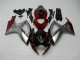 GSXR 600 / 750 K6 2006-2007 Verkleidungen - Rot Silber