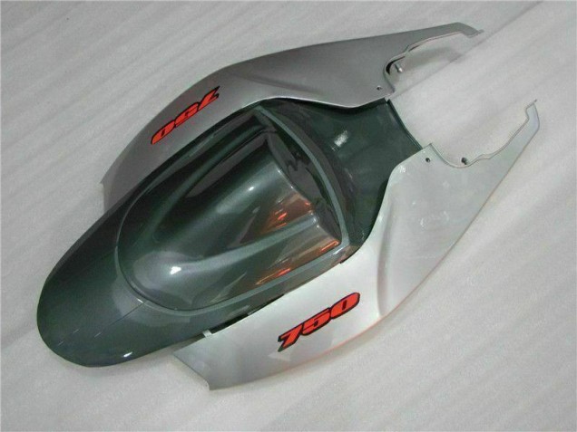 GSXR 600 / 750 K6 2006-2007 Verkleidungen - Silber Schwarz