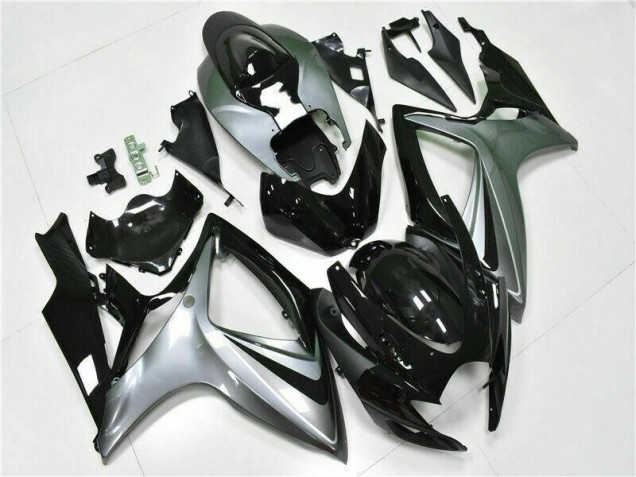 GSXR 600 / 750 K6 2006-2007 Vollverkleidung - Schwarz