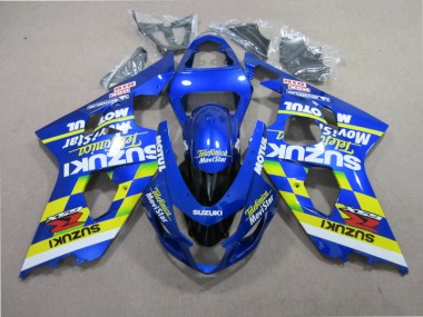 GSXR 600 K1 K2 K3 2001-2003 Verkleidungen - Blau Telefunica Movistar