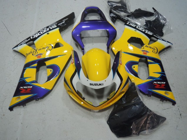 GSXR 600 K1 K2 K3 2001-2003 Verkleidungen - Gelb Lila