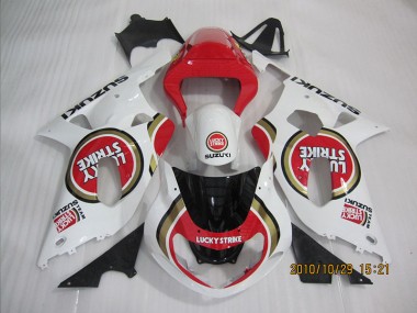 GSXR 600 K1 K2 K3 2001-2003 Verkleidungen - Rot Weiß Lucky Strike