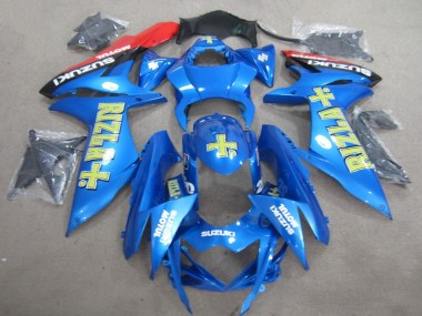 GSXR 600 K11 2011-2024 Verkleidungen - Blau Gelb Rizla