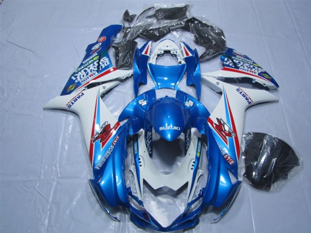 GSXR 600 K11 2011-2024 Verkleidungen - Blau Weiß