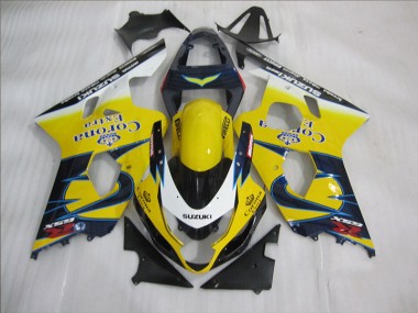 GSXR 600 K4 2004-2005 Verkleidungen - Gelb Blau Corona Extra