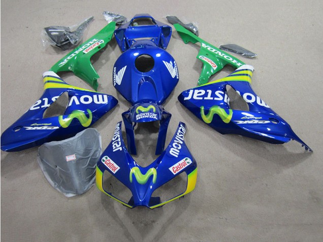 GSXR 600 K6 2006-2007 Verkleidungen - Blaus Movistar Castrol